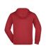 Sweat À Capuche Homme Rouge James And Nicholson-2
