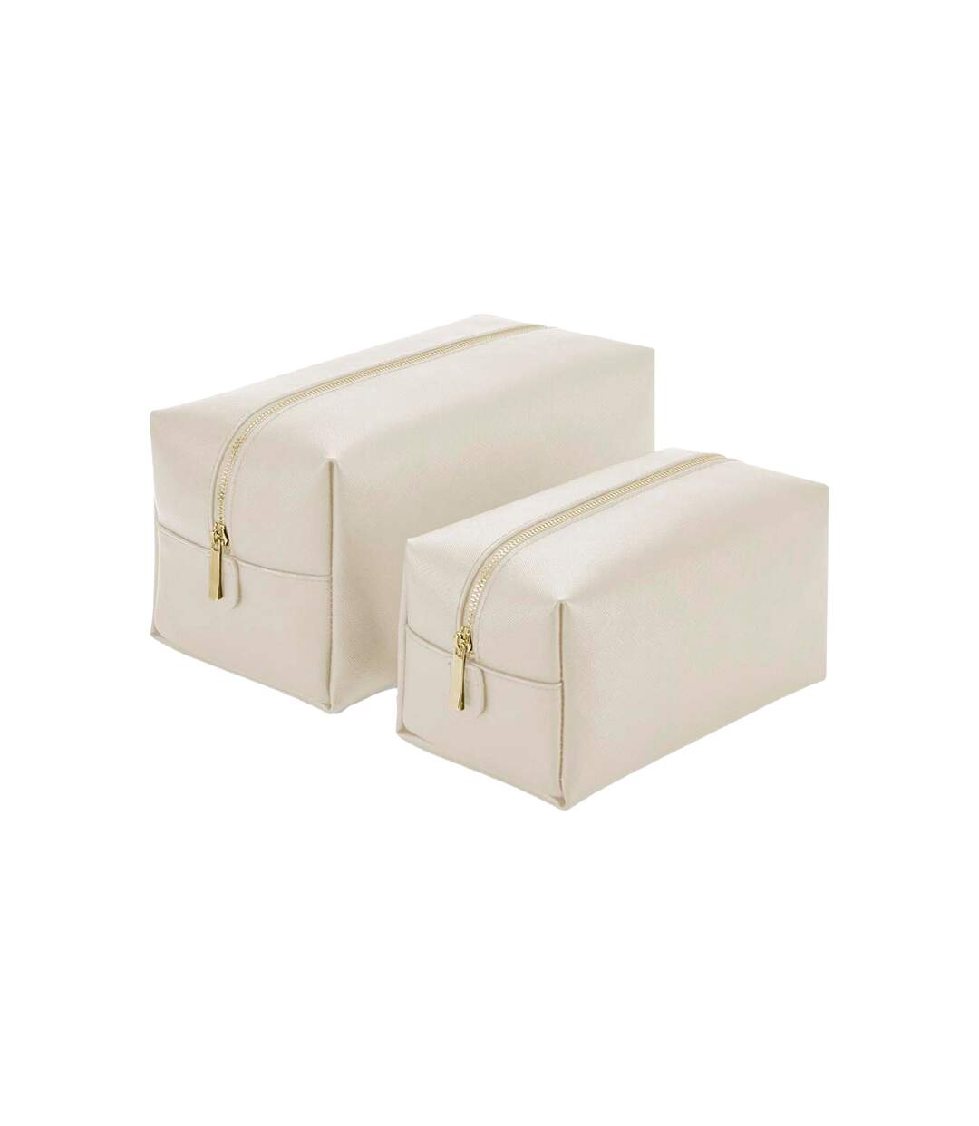 Trousse de toilette boutique 14 cm x 28 cm x 14 cm blanc cassé Bagbase-1