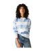 Womens/ladies Avika Ii Stripe Crew Neck Jumper Chambray Blue White Regatta-1