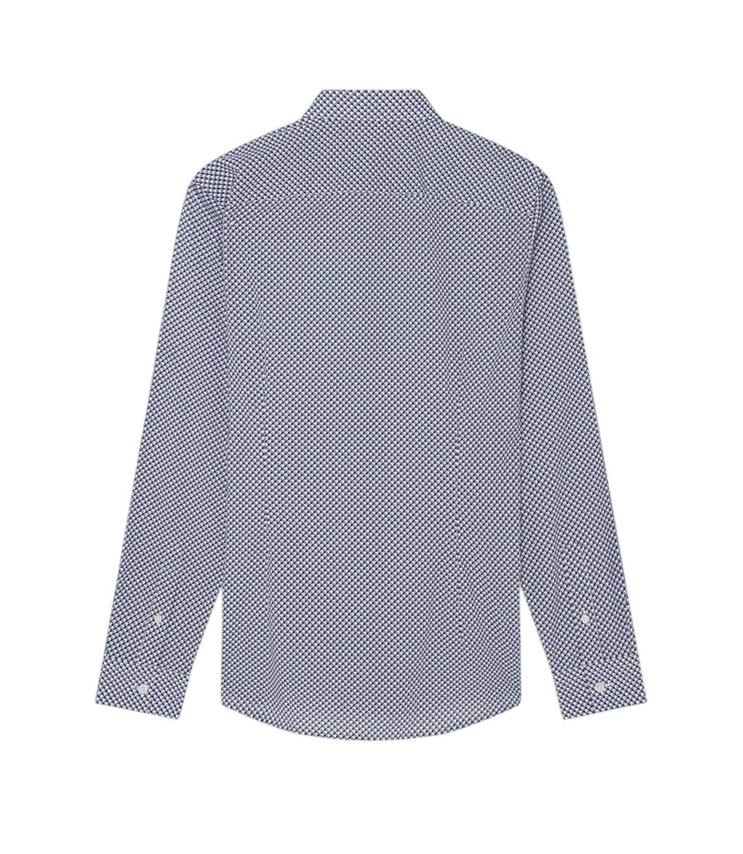 Chemise Motif/style Géométrique Homme Bleu Marine Ted Baker-3