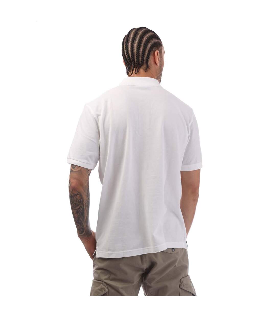Mens Rugger Piqué Regular Polo Shirt White Gant-3