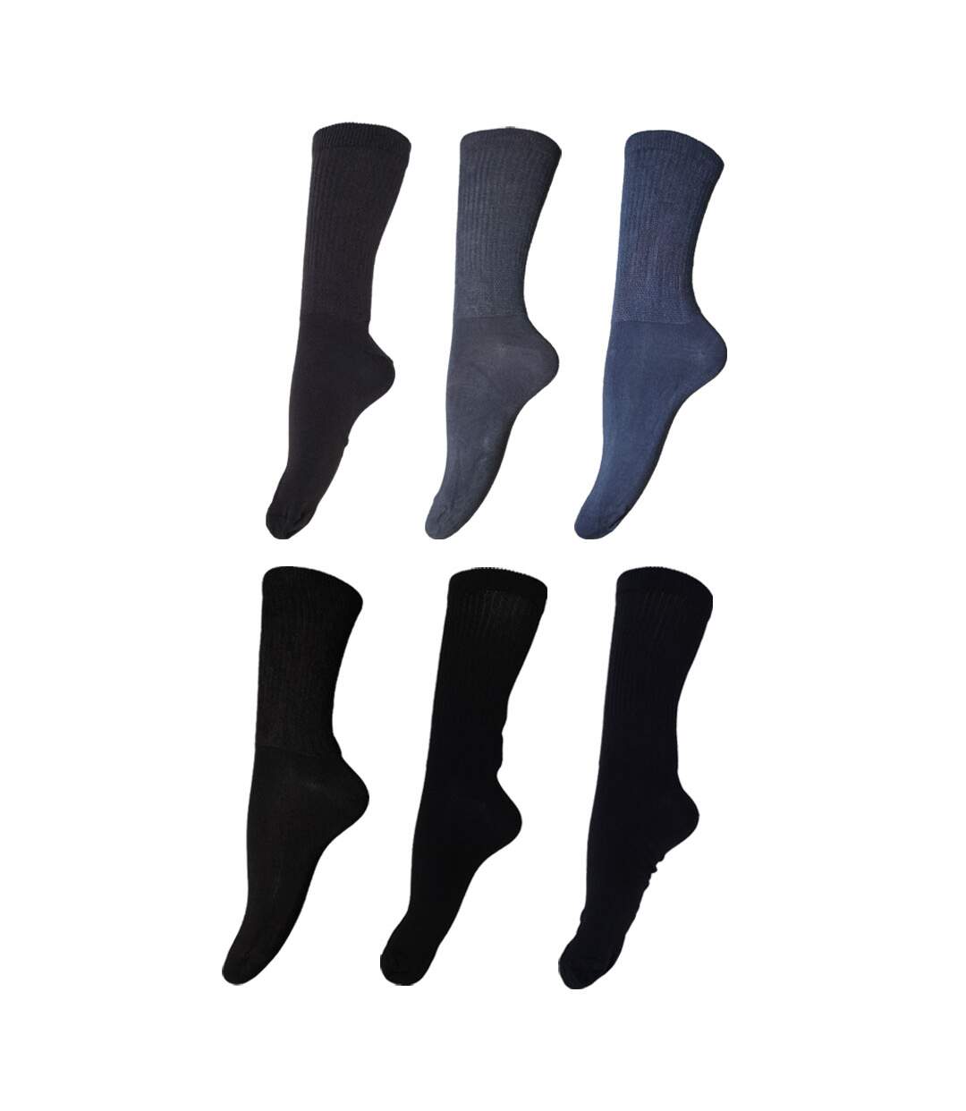 Chaussettes homme bleu Universal Textiles-1