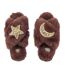Chaussons Motif/style Lune Et Étoiles Femme Marron Biba-3