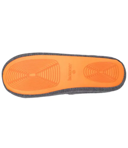 Isotoner Chaussons extra-light Mules homme jersey, semelle gomme antidérapante