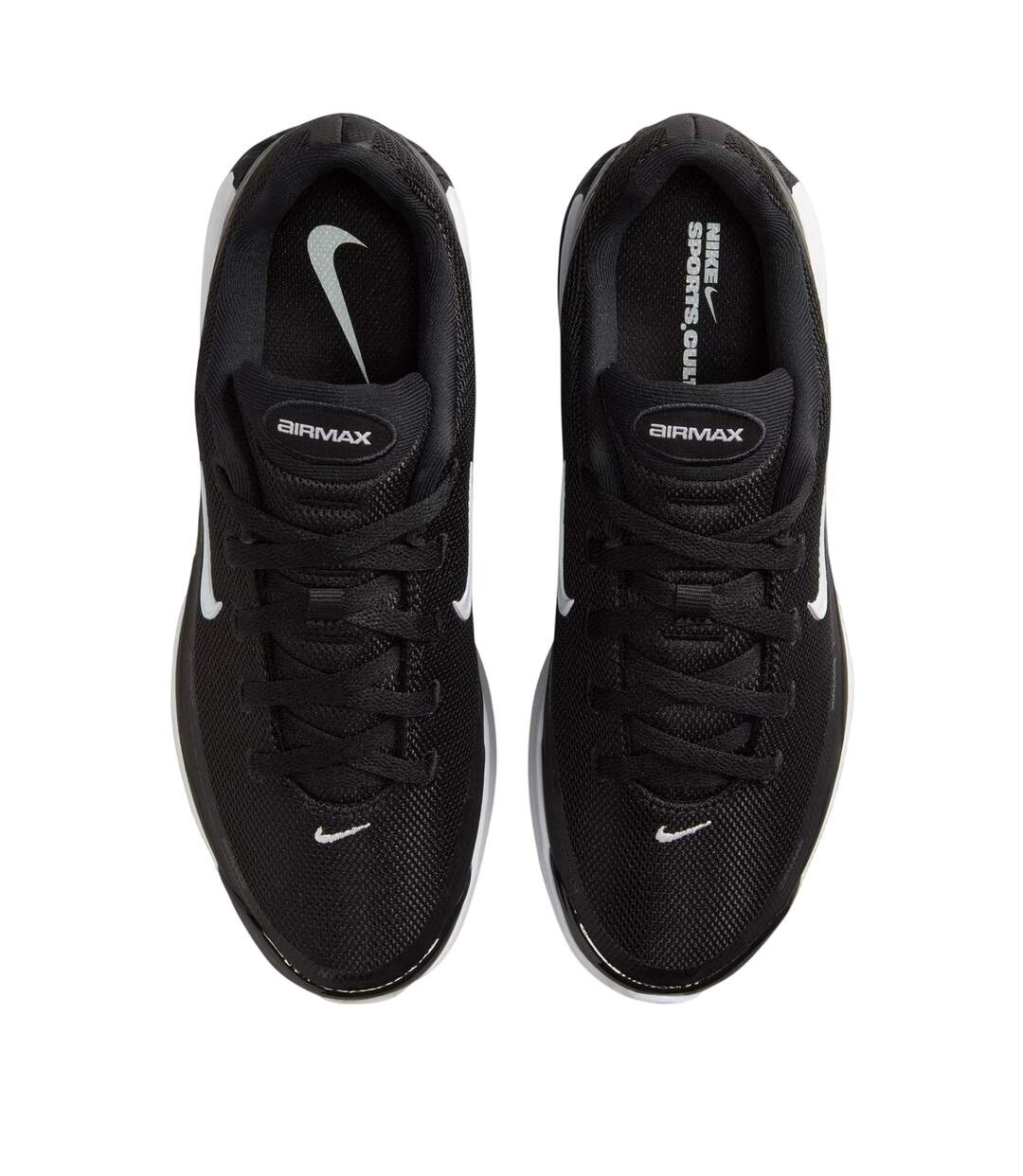 Mens Air Max Bia Logo Running Flat Trainers Black White Nike-4
