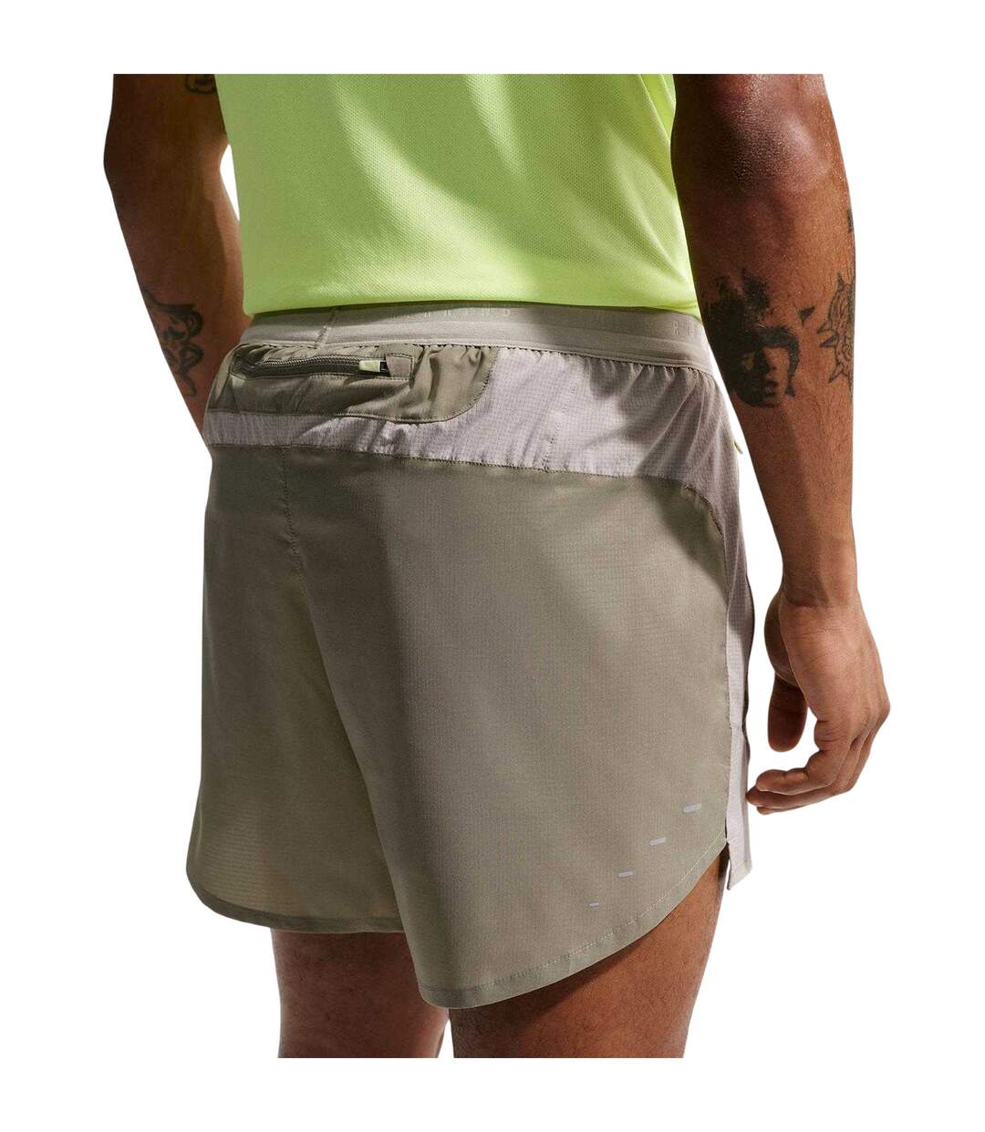 Short De Course Stride Homme Vert Militaire Turquoise Pastel Foncé Nike-3