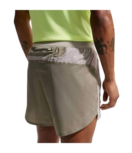Short De Course Stride Homme Vert Militaire Turquoise Pastel Foncé Nike