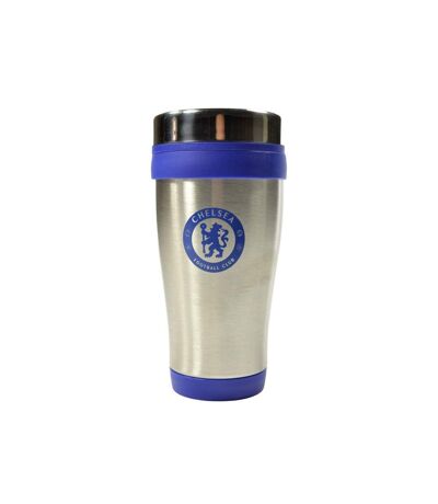Chelsea FC - Mug de voyage EXECUTIVE (Argenté / Bleu) (Taille unique) - UTBS3787