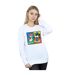 Disney Sweatshirt Womens/Ladies Mickey Mouse Donald Clothes Swap (Blanc) - UTBI27585-2