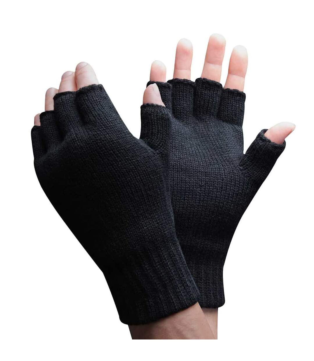 Gants Thinsulate Thermiques Hiver Sans Doigts M/L-1