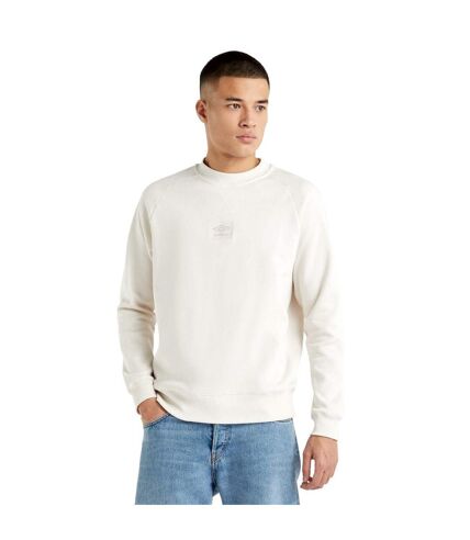 Umbro Mens Logo Sweatshirt (White Sand)