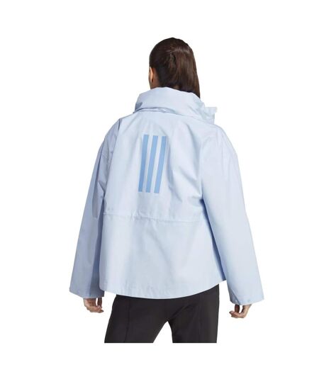 Womens/ladies terrex traveer rain rdy waterproof jacket blue Adidas