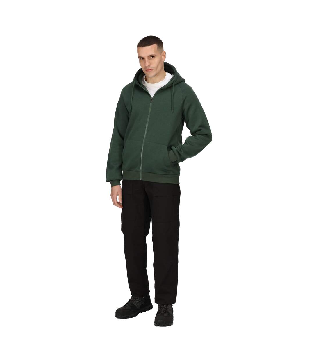 Veste à capuche pro homme vert foncé Regatta-4