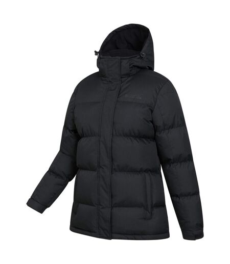 Womens/ladies waterproof padded jacket black Mountain Warehouse