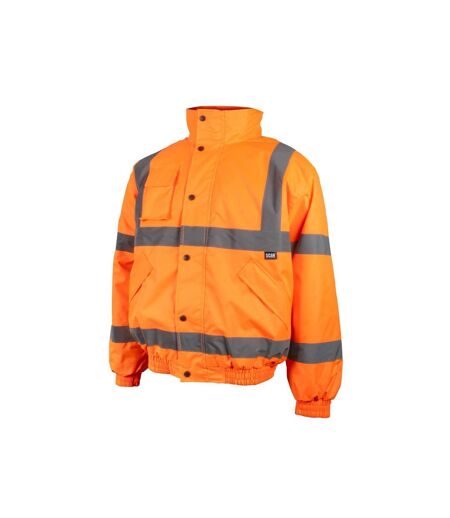 Hi-vis Orange Bomber Jacket Multi Colour Scan