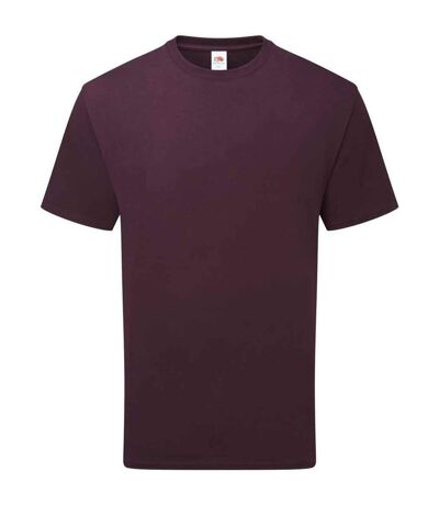 T-shirt unisexe en coton pour adultes prune foncée Fruit of the Loom