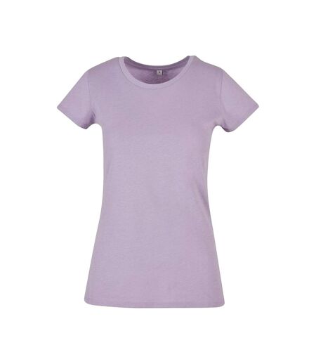 Womens/ladies Basic T-shirt Lilac Build Your Brand