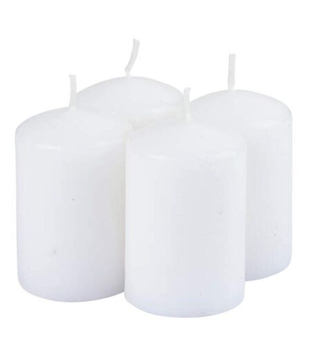 Lot de 4 Bougies Pilier Essentiel II 6cm Jasmin