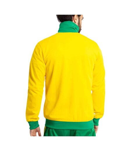 Veste zippée jaune/verte homme adidas hk7410 - xxl