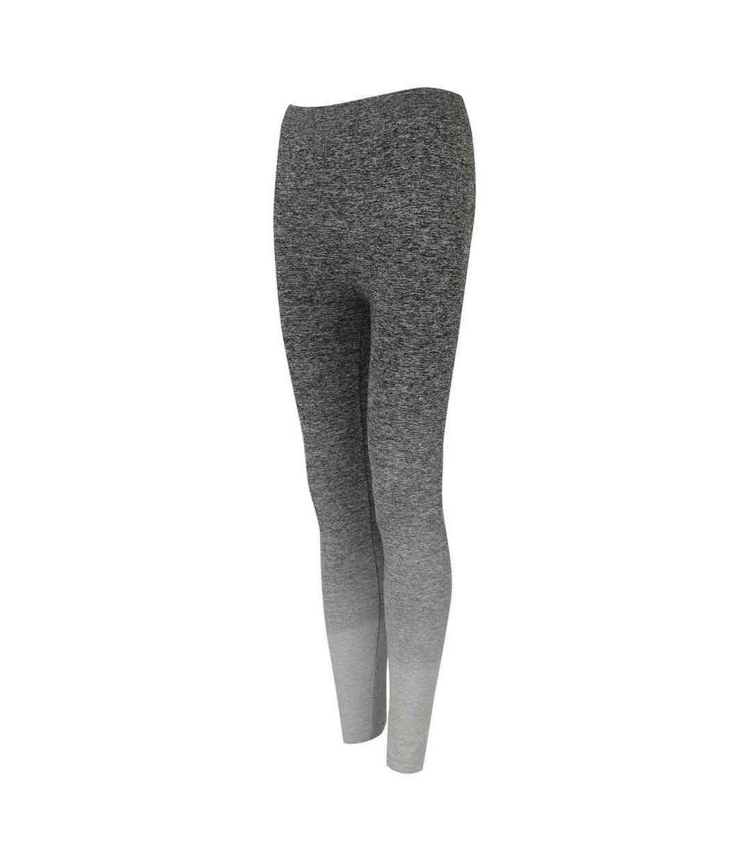 Legging femme gris foncé / gris clair chiné Tombo-3