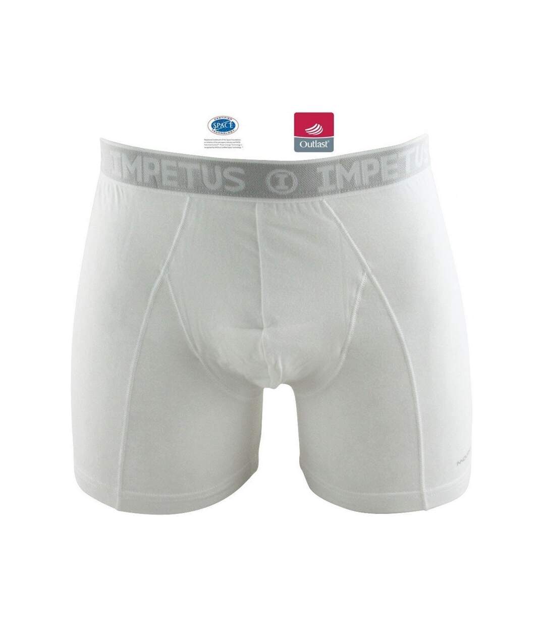 IMPETUS Boxer Homme Coton Viscose INNOVATION Blanc-1