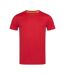 Stedman Mens Set In Mesh T-Shirt (Crimson Red)