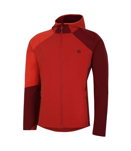 Dare 2B Mens Lattitudinal II Soft Shell Jacket (Tuscan Red/Syrah Red)