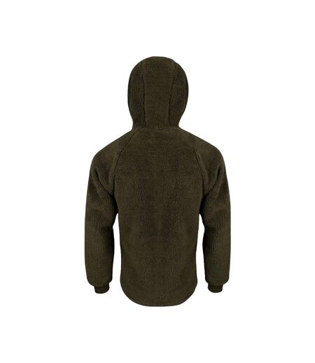 Sweat À Capuche Homme Olive Foncé Speero