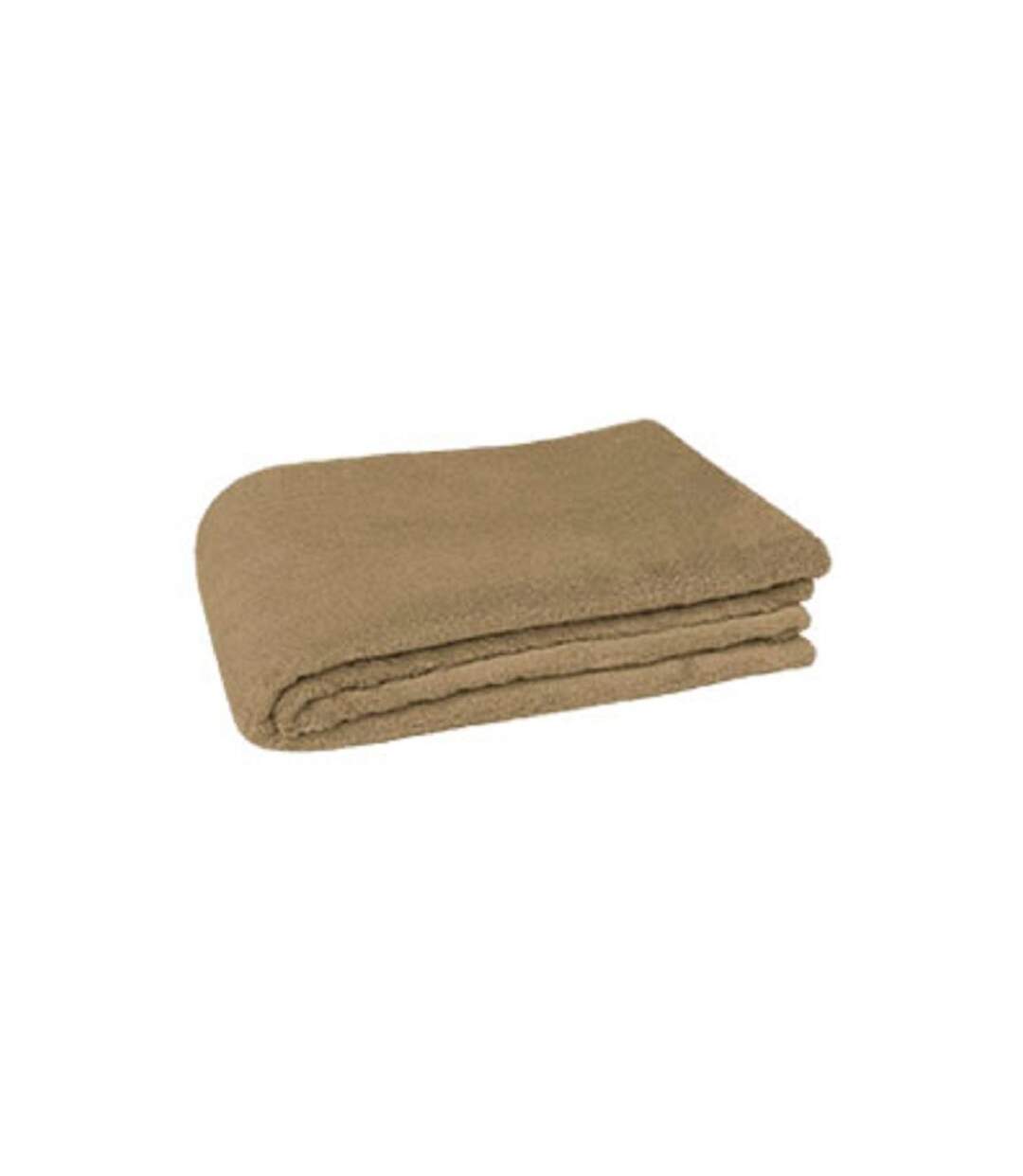 Plaid couverture lit bébé - REF CRIB - marron camel-1