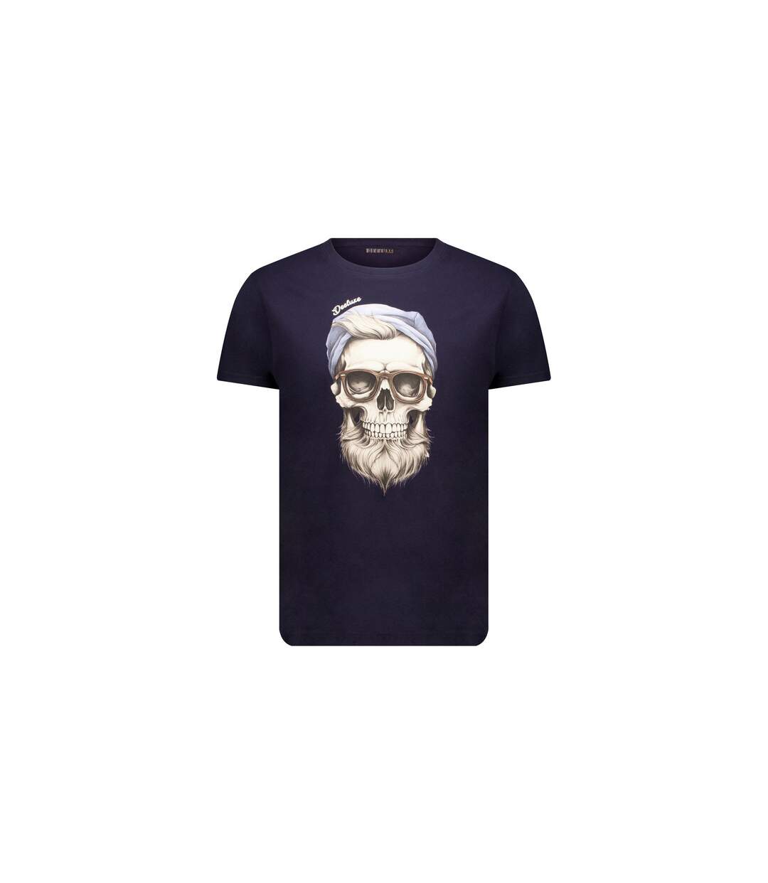 tshirt col rond avec tête de mort sur le devant GARLAND-1