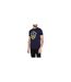 Mens Mls Logo Cotton T-shirt Blue LA Galaxy-1