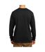 T-Shirt manches longues noires homme billabong stamp-2