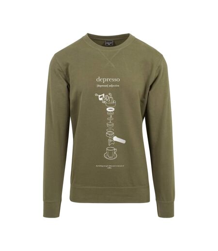 Sweat Depresso Homme Kaki Mister Tee