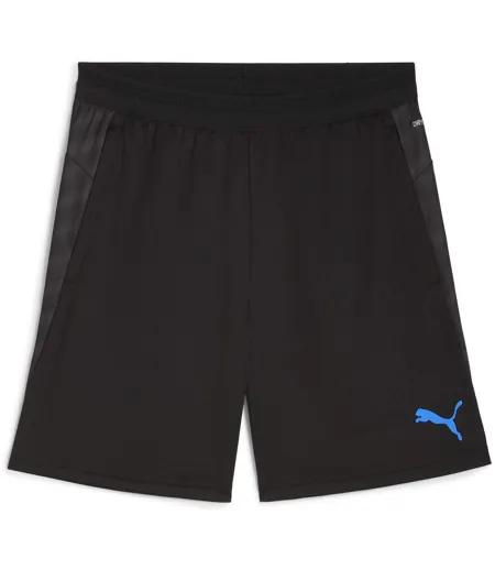 Mens Cup Logo Shorts Black Blue Puma
