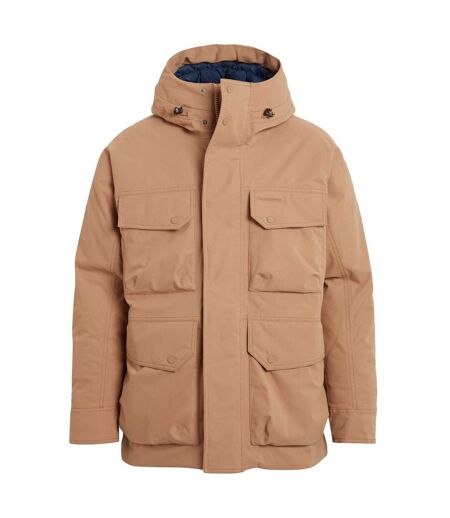 Veste Imperméable À Poches Et Capuche Ajustable National Trust Hamps Homme Marron Clair Craghoppers