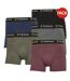 Pack Of 5  Mens Bossert Boxer Shorts  Multicoloured Farah-1
