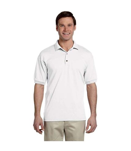 Tri Dri Mens Panelled Short Sleeve Polo Shirt (White) - UTRW4923
