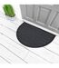 Tapis d'Entrée Demi-Lune Marco 45x75cm Gris-2