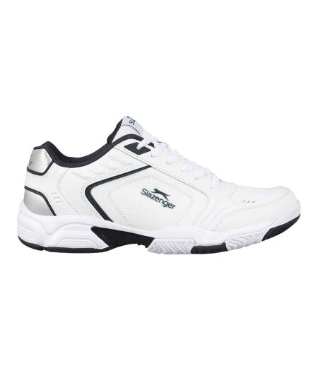 Mens Tennis Shoes White Navy Slazenger