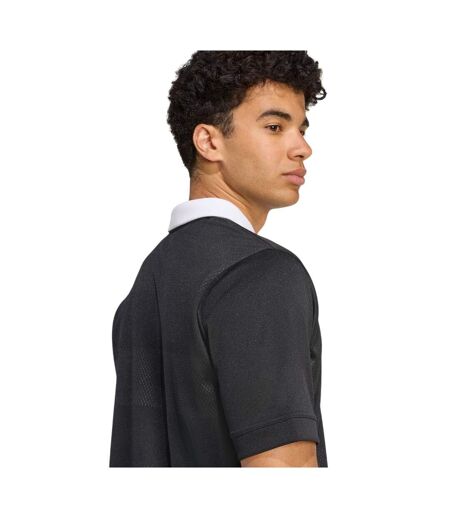 Polo Rugby Motif/style Nouvelle-zélande Homme Tout Noir Adidas