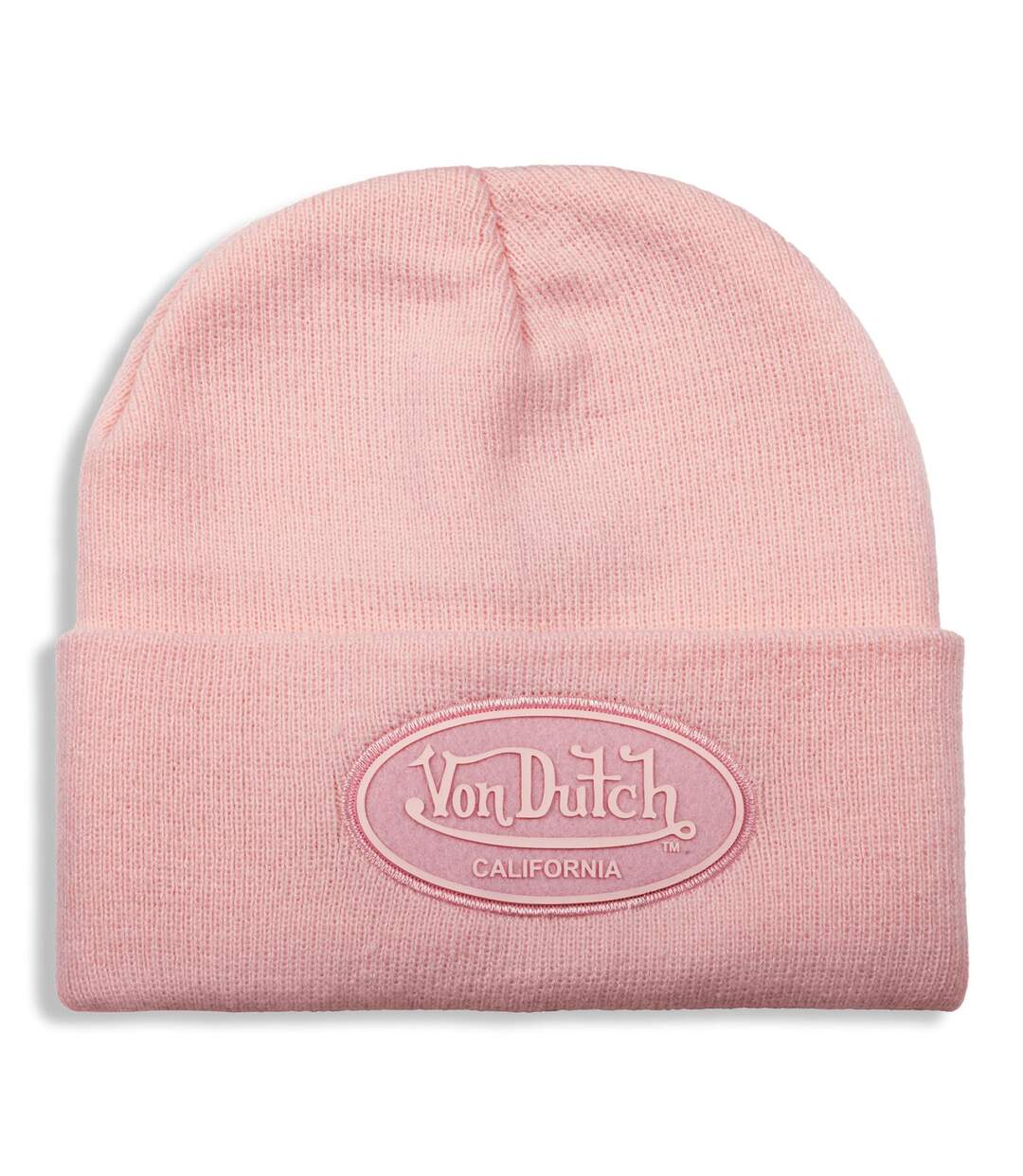 Bonnet adulte à revers et écusson feutrine avec rubber print Trend Vondutch-1