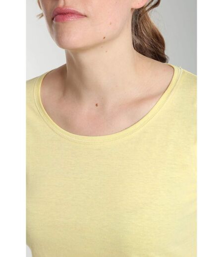Tee Shirt Col Rond Manches Courtes Femme Marine   Avec Col Rond | Gerard Pasquier