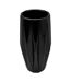 Vase Déco en Céramique Origami 24cm Noir-1
