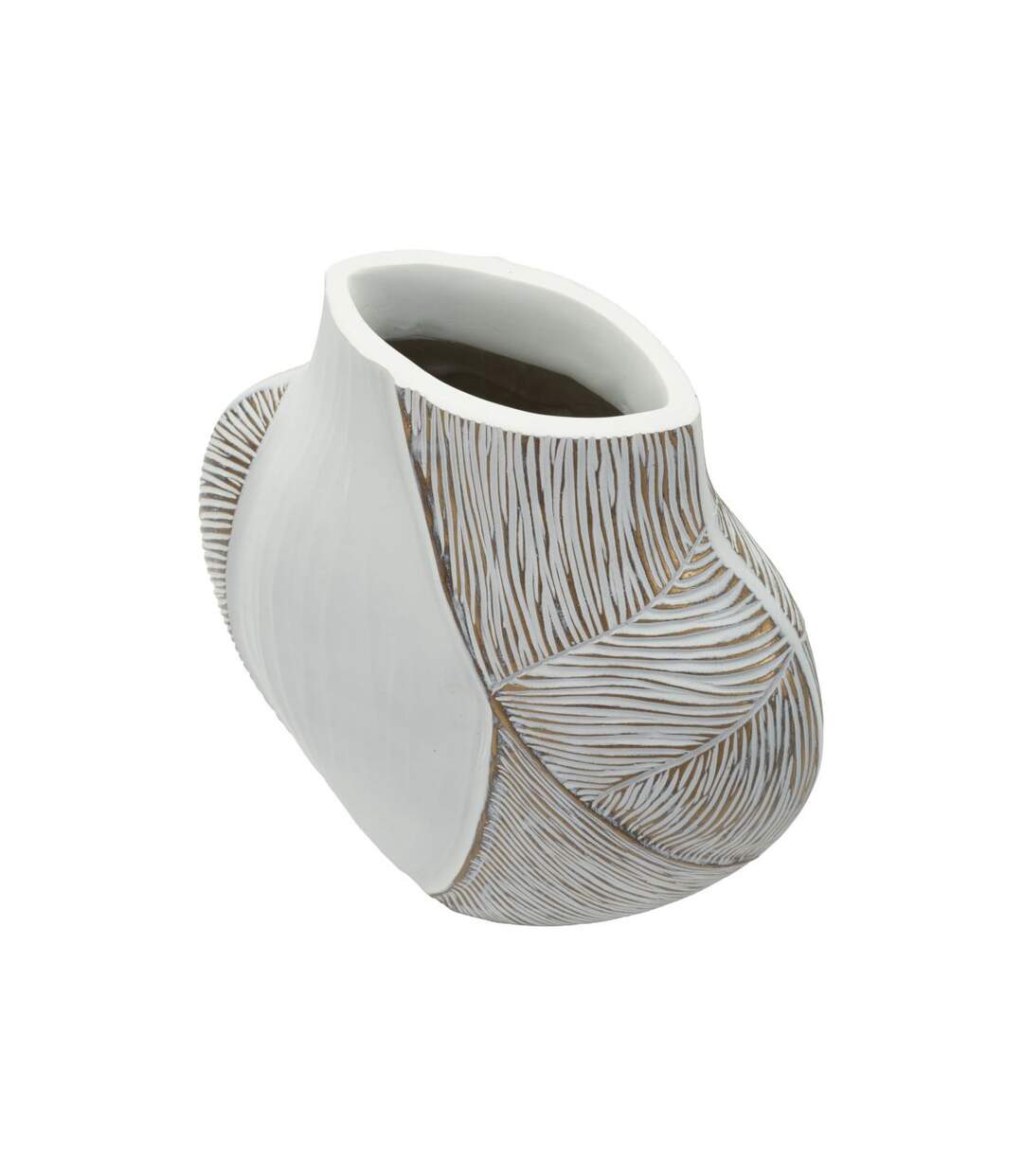 Vase Design Hochi 31cm Blanc-2