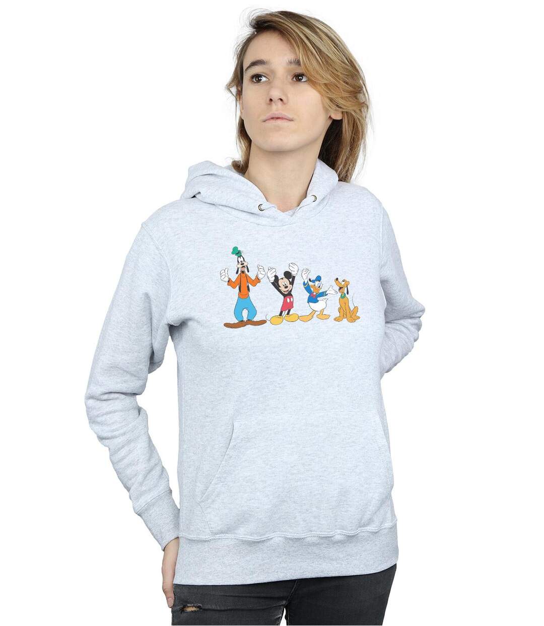 Disney Sweat à capuche Femme/Femme Mickey Mouse Friends (Gris sportif) - UTBI11113-2