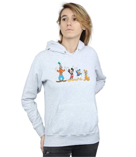 Disney Sweat à capuche Femme/Femme Mickey Mouse Friends (Gris sportif) - UTBI11113