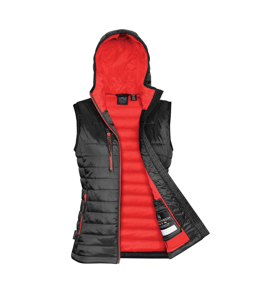 Stormtech Womens Gravity Thermal Vest/Gilet (Black/ True Red)