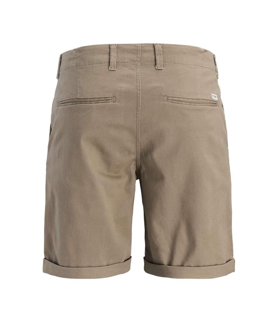 Short chino taupe homme jack & jones 12242692-3