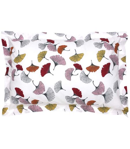 Taie d'oreiller percale pur coton GINKGO