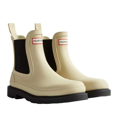 Mens commando chelsea boots gravel/black Hunter